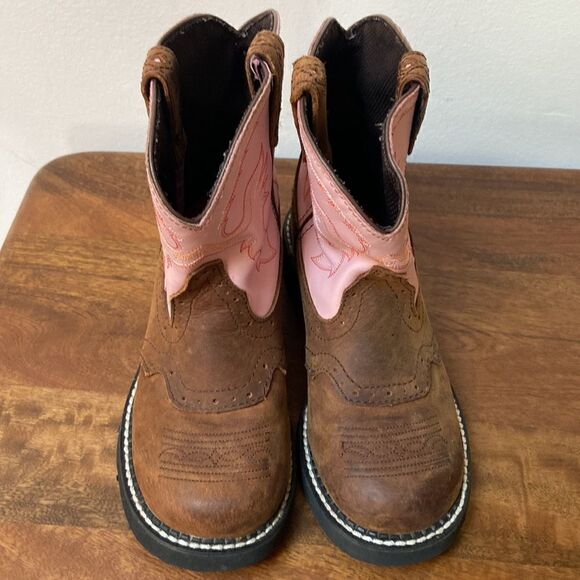 Justin Girl Gypsy Pink Boot Size 2.5 D - Picture 6 of 10